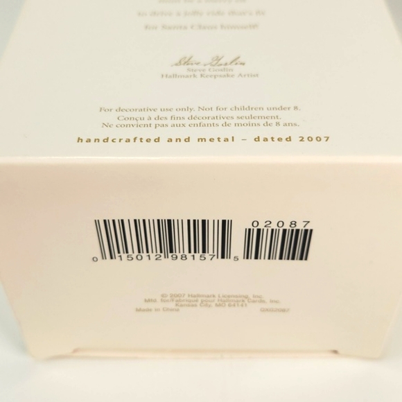 Tee Time Taxi, Hallmark Keepsake, 2007, How you roll in the FLA - Picture 5 of 17